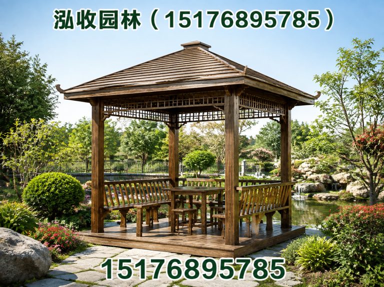 阿拉尔防腐木展示图